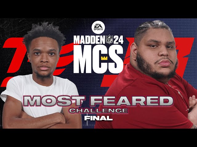 Madden 24 | TJ vs JonBeast | MCS Most Feared Challenge Final | The Rookie and the Beast