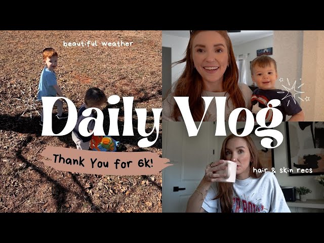 VLOG: Thank you for 6K!!!! | beautiful weather, sale finds, and eczema remedy!!