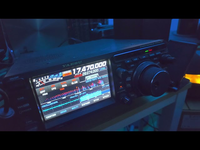 F01 Asiatic Russian Spy number station digital transmission received Yaesu FTdx10