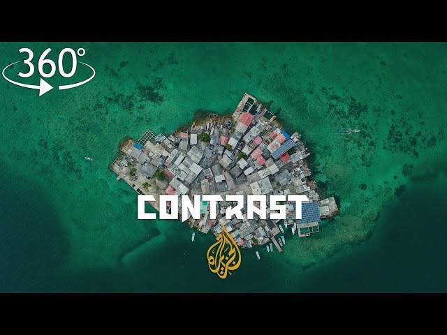 Santa Cruz del Islote: Inside one of the world’s most crowded islands in 360º