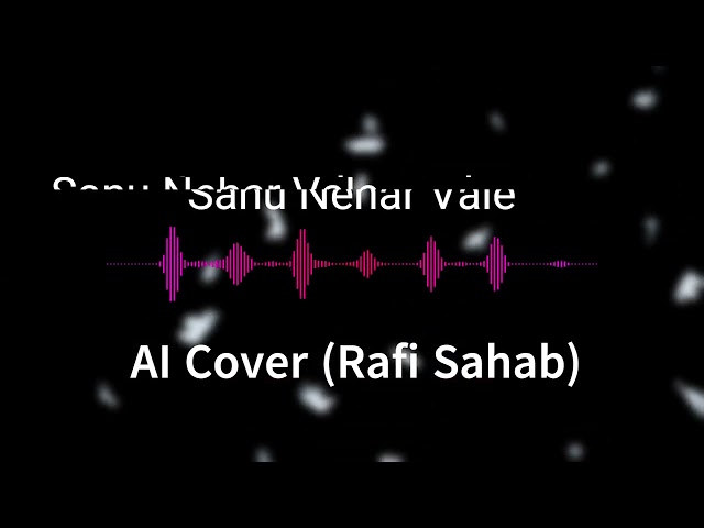 Sanu Nehar Vale | MD Rafi | AI Cover