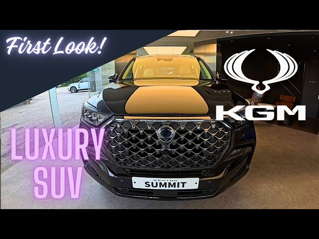 KGM Rexton Summit - Korean Luxury SUV! First Look and Walk Around