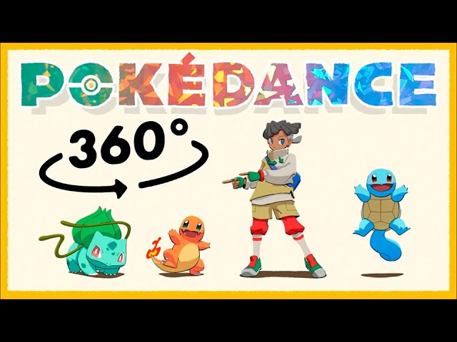 360º VR Pokémon Day commemoration! POKÉDANCE  animation in which past Pokemon partners start dancing