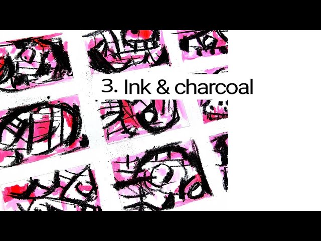 Ink and charcoal TIRELS 3