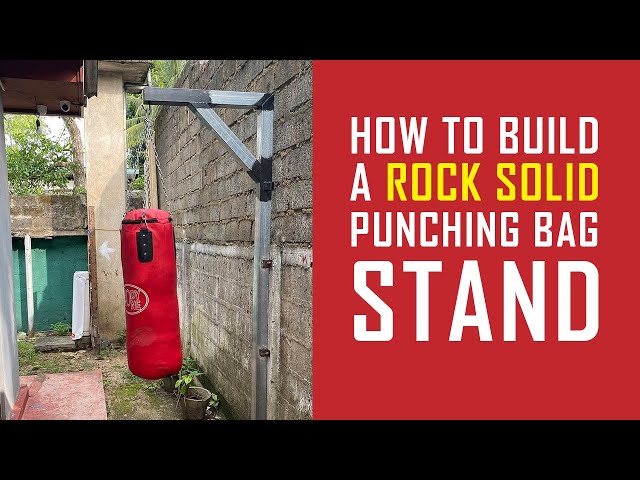 How to Build a Rock Solid Punching Bag Stand in Your Back Yard