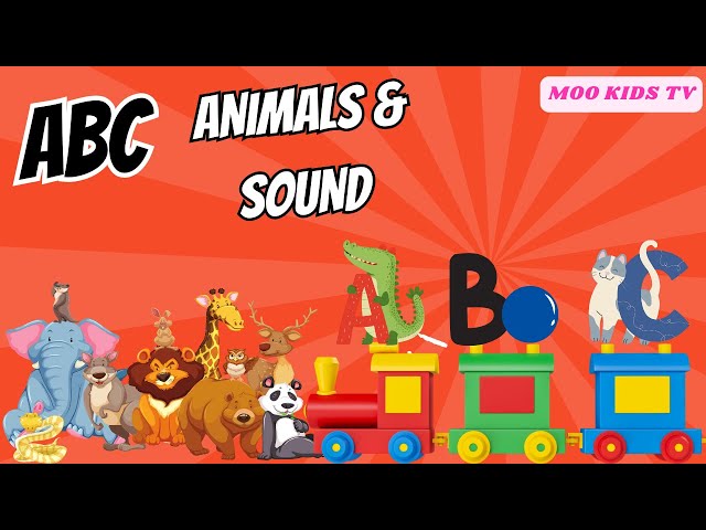 Animal Sounds for Kids | Learn Animal Names and Sound! Learn Farm, Animal Sounds A to Z |