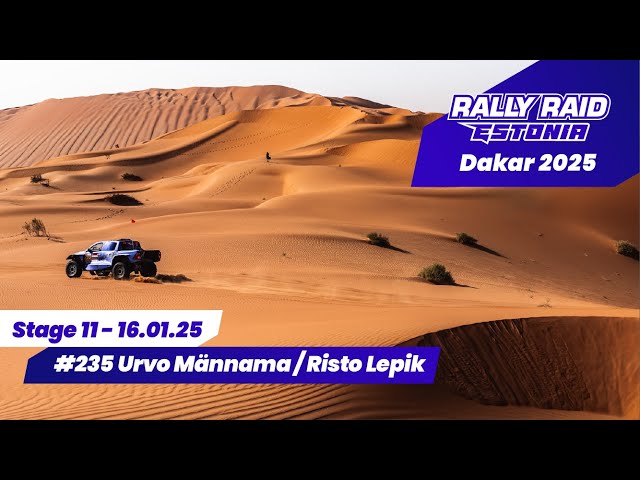 Stage 11 kokkuvõte Urvo Männama @Dakar 2025