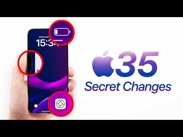 iOS 18 - 35 SECRET Changes!