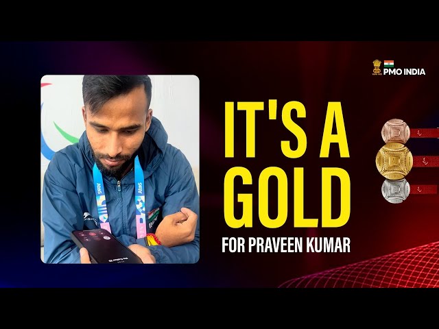 PM Narendra Modi Congratulated Paralympic Medal Praveen Kumar