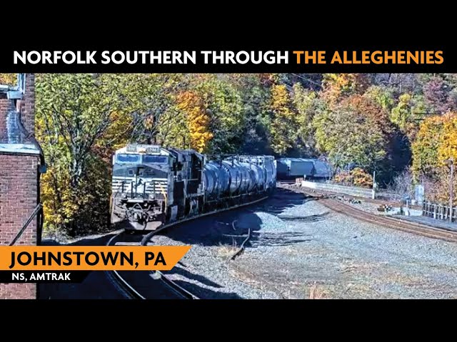 Johnstown (Static), Pennsylvania, USA | LIVE RAILCAM - Virtual Railfan