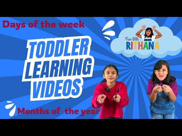 Days of the Week & Months of the Year Song for Kids | Fun Learning with FunWithRithana