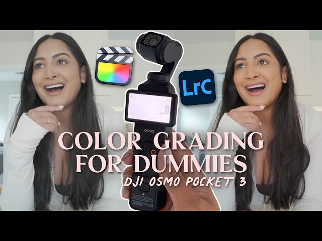 How To Color Grade Your DJI Osmo Pocket 3 Footage For DUMMIES 🎨 🎞️ Using Lightroom & Final Cut Pro