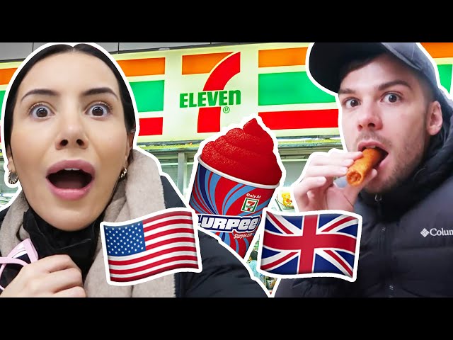 Brits Explore 7-ELEVEN for the First Time Ever!!