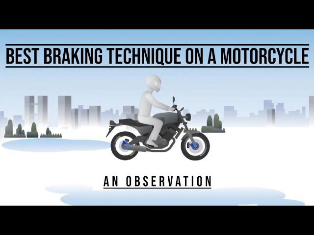 Best Braking Technique On A Motorcycle 🔥 - Poll Observation