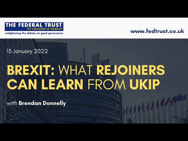 Brexit: What Rejoiners Can Learn from UKIP