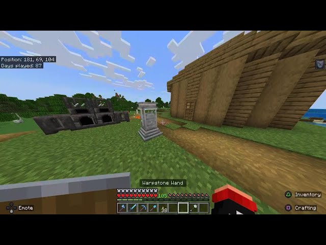 The Minecraft Modded series [ep18] Building a auto Redstone block crafter