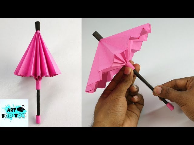 How To Make A Paper Umbrella ☂️ | Umbrella That Open And Close | DIY Paper Umbrella