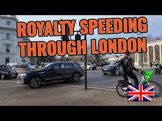 Royalty Spotted Speeding Through London