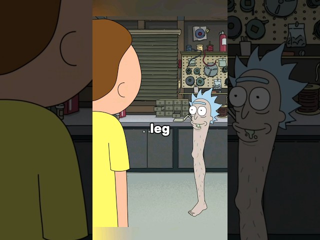 Rick became LEG #rickandmorty #shorts