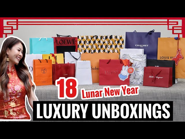 18 LUXURY UNBOXINGS l LUNAR NEW YEAR RED PACKET 2023 🧧 LV, HERMES, DIOR, CARTIER & more!