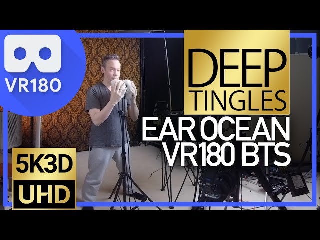 Deep Tingles Ear Ocean ASMR | VR180 3D Behind The Scenes