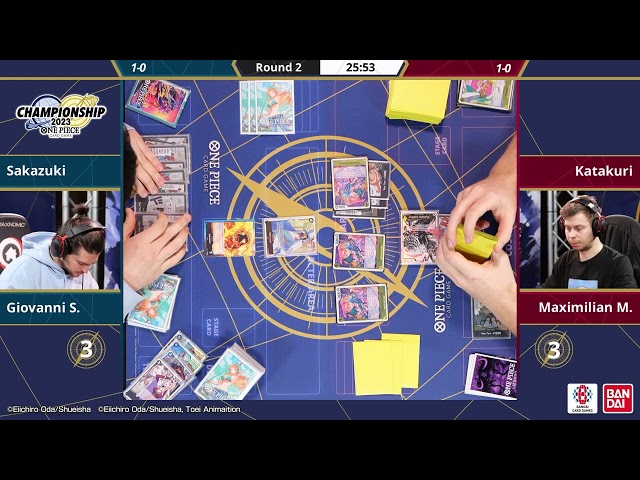 One Piece TCG | 2024 European Championship | Giovanni S. (Sakazuki) vs Maximilian M. (Katakuri) | R2