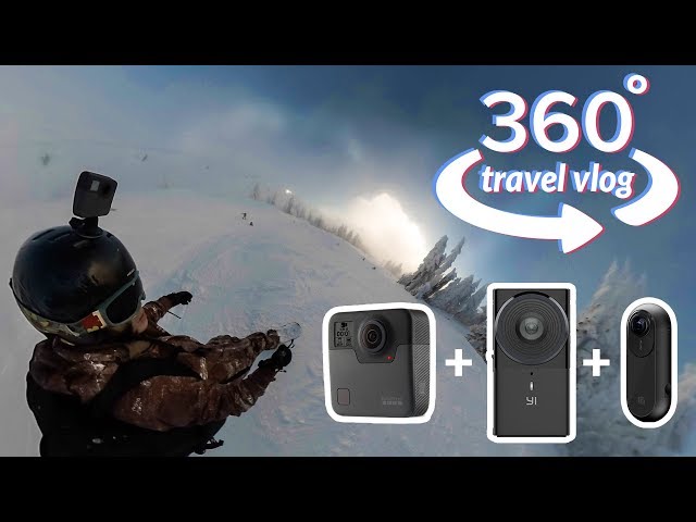 360 Travel Vlog - Cypress Mountain Snowboarding with GoPro Fusion, Yi 360 VR, Insta360 ONE