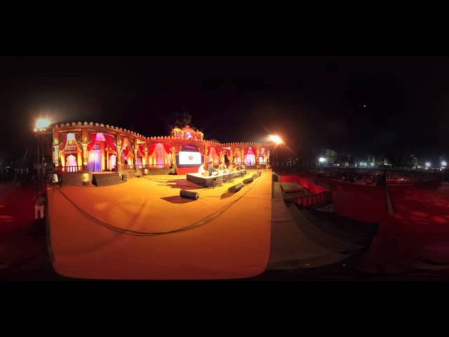 Mahesh Kale at Vasantotsav 2016, Pune in Virtual Reality