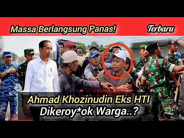 Mampoz! Ahmad Khozinudin Eks HTI Di Keroyok Warga! MODYARRR?