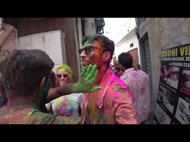 EPIC Holi Festival In Udaipur, India 🇮🇳 #holifestival #holi