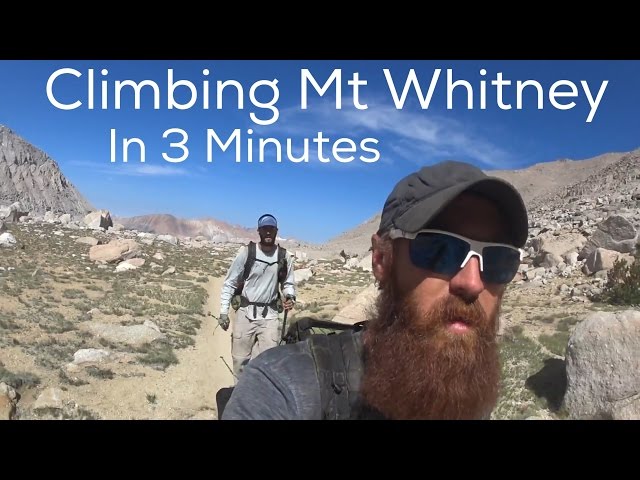 Climbing Mt Whitney in 3 Minutes