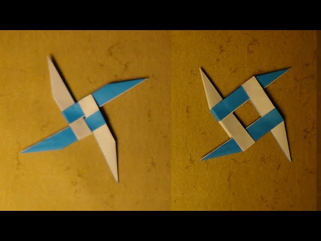 Easy and Cool Origami Transforming Ninja Star - Easy Origami