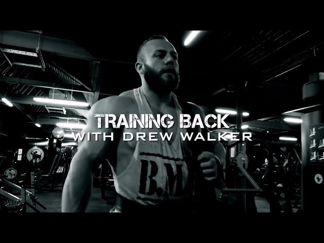 NABBA PRO DREW WALKER TRAINING BACK AFTER WINNING THE 2019 MR WORLD IN BELFAST