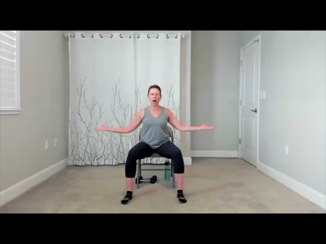 Chair Workout for Mobility, Balance & Strength | Full-Body Fitness Class