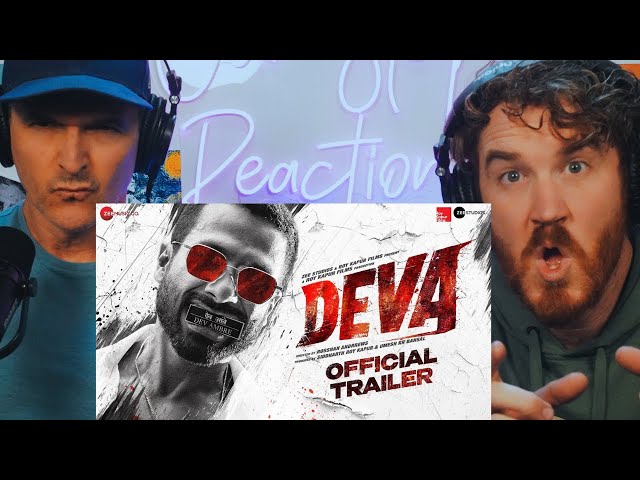 Deva | Official Trailer l Shahid Kapoor | Pooja Hegde | Rosshan Andrrews | REACTION!!