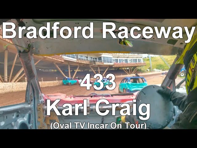 Bradford Raceway Incar With 433 Karl Craig 29th August 2022 (Oval TV Incar On Tour)