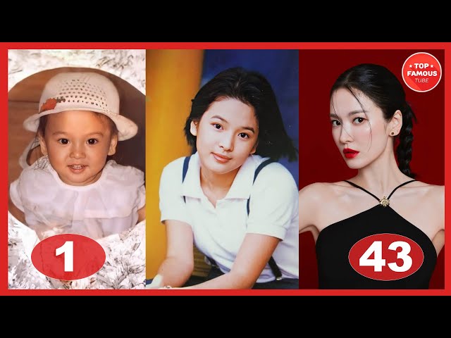 Song Hye-kyo ⭐ Transformation From 1 To 43 Years Old