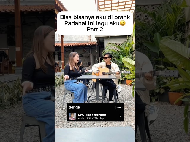 Avolia di Prank Ali abdul aziz ternyata ini lagu avo sendiri😅 judul lagu: Kamu pemain aku pelatih🔥