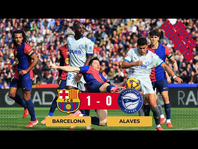 Barcelona vs Alaves | Match Highlights #laliga #efootball2025