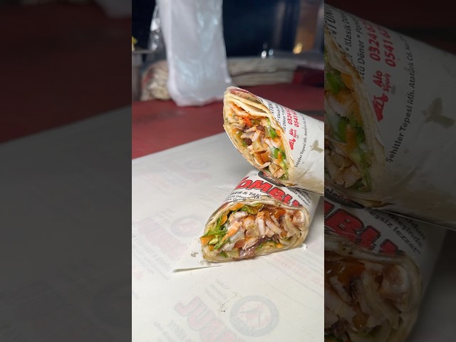 Wrap döner Dürüm !!! #reklam #wrapdürüm #food #shortvideo