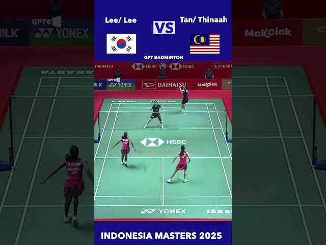 이연우/ 이유림 LEE Yeon Woo / Lee Yu Lim vs. Tan/ Muralitharan | Indonesia Masters 2025