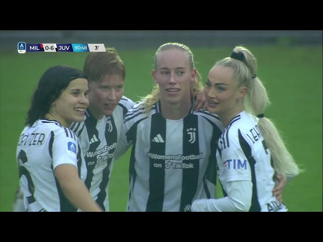 Milan-Juventus 0-6 | Vittoria dilagante delle bianconere | #SerieAfemminile eBay