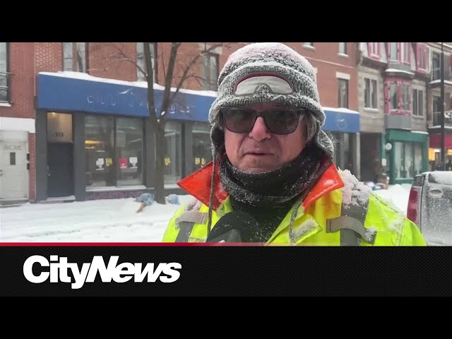 First major snowstorm of winter hits Montreal