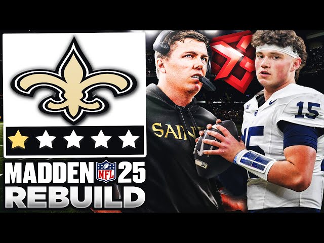 Kellen Moore Makes Drew Allar A LEGEND | Realistic Rebuild of the Saints | Madden 25