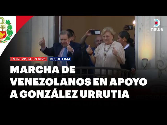 Edmundo González Urrutia saluda desde el balcón a los ciudadanos venezolanos - DNews