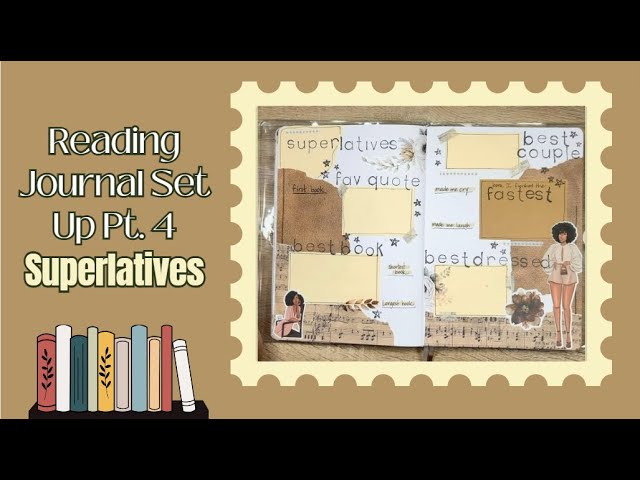 How to Document Superlatives in Your Reading Journal || 2024 Reading Journal Set Up Pt 4