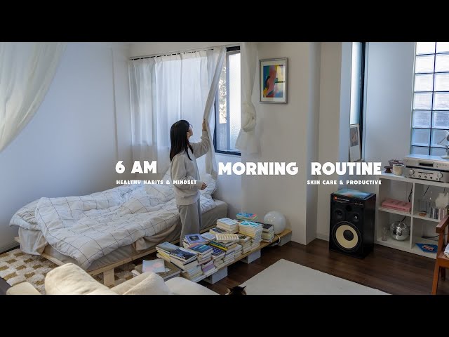 6am morning routine, healthy habits & productive mindset | Days in the Life in Japan as a Homebody