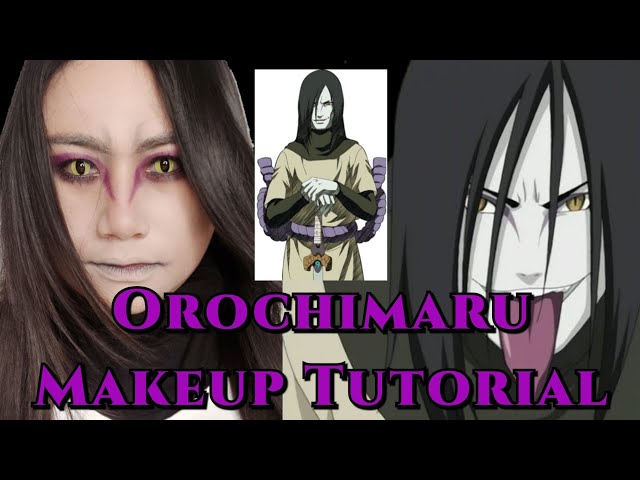 Orochimaru Makeup Tutorial || Orochimaru Cosplay Makeup || Naruto Shippuden