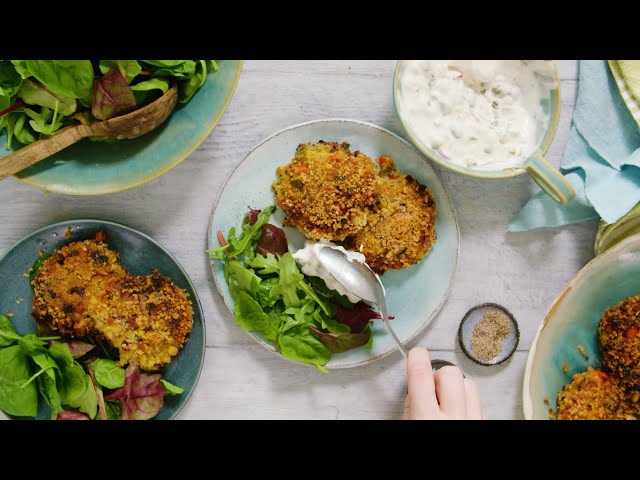 Lentil and Jackfruit “Crab” Cakes