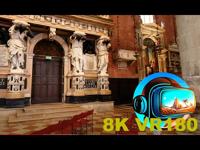 Basilica di Santa Maria Gloriosa dei Frari in San Polo VENICE ITALY Part 4 8K 4K VR180 3D Travel